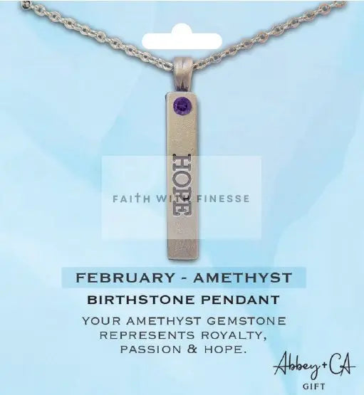 Silver Plated Birthstone Pendant – Christian Virtue Collection CBC Distributors