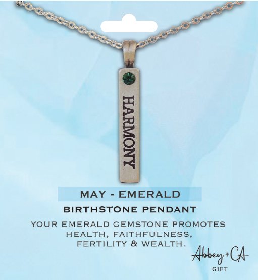 Silver Plated Birthstone Pendant – Christian Virtue Collection CBC Distributors