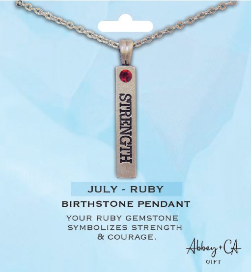 Silver Plated Birthstone Pendant – Christian Virtue Collection CBC Distributors