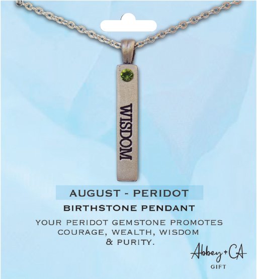 Silver Plated Birthstone Pendant – Christian Virtue Collection CBC Distributors