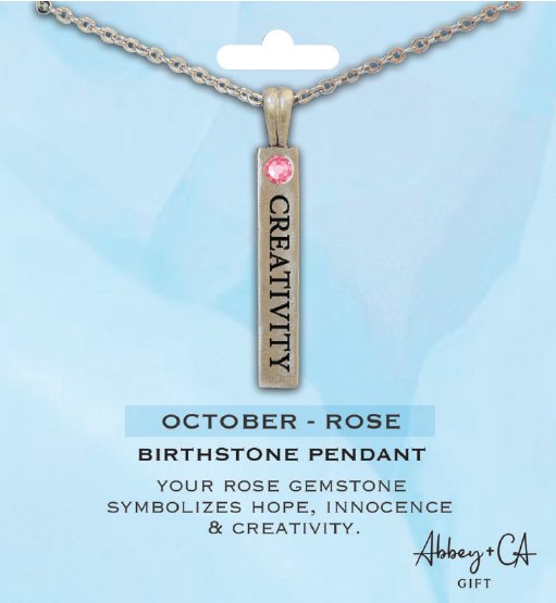 Silver Plated Birthstone Pendant – Christian Virtue Collection CBC Distributors