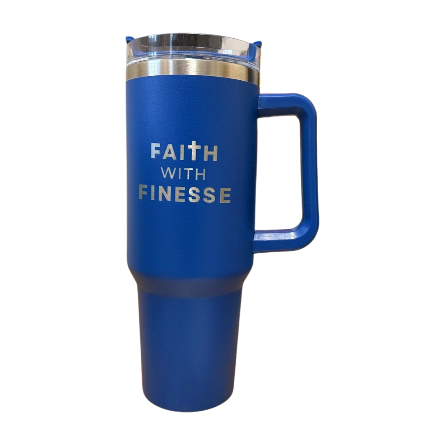 Blue stainless mug