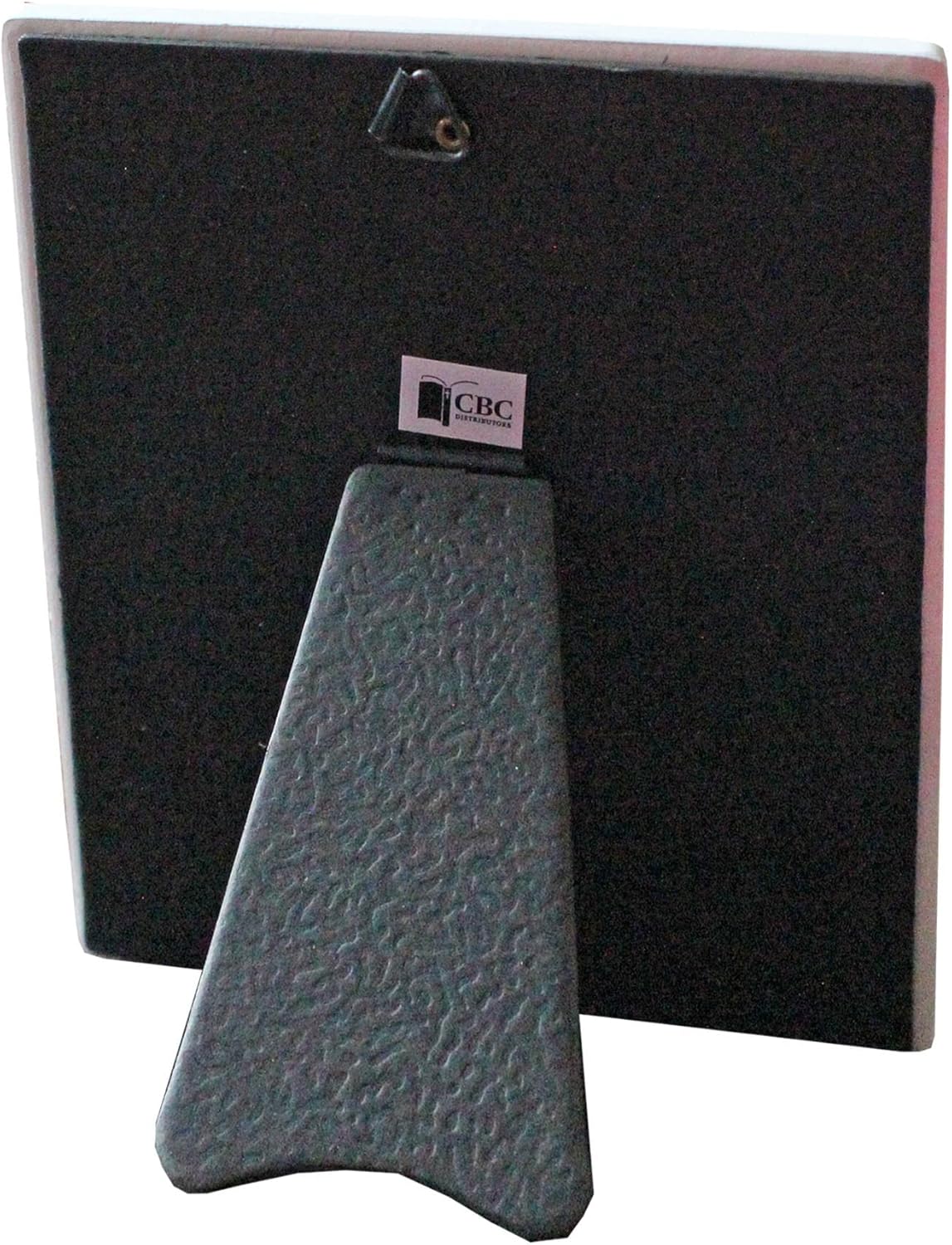 First Holy Communion Ceramic Message Plaque, 12 x 14 cm, White and Black, Standing or Wall Mount