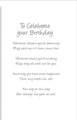 Masculine Birthday Blessings Card
