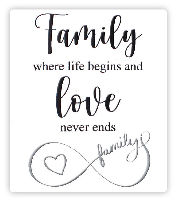 Family Love  - Ceramic Plaque