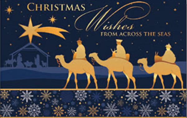 Christmas Overseas Card