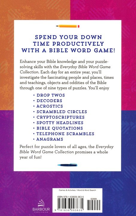 Bible Word Game Collectons
