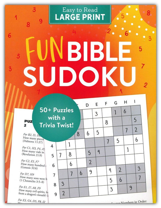 Christian Bible Sudoku Large Print