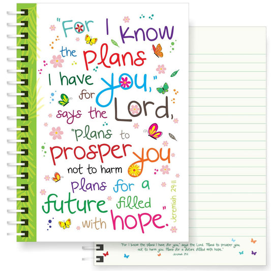 Know The Plans A5 Christian Notebook Just Cards Direct