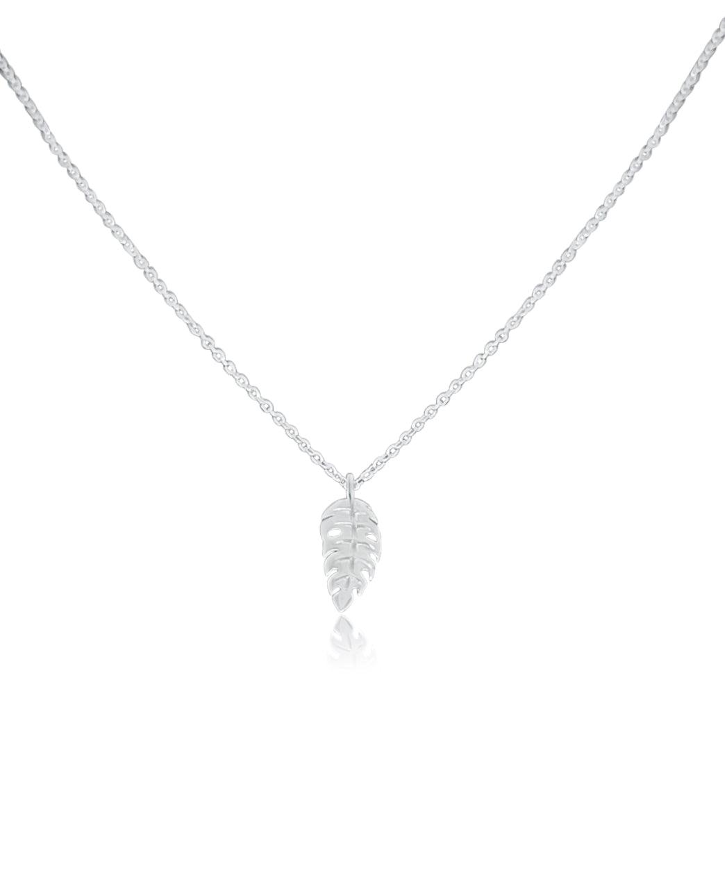 FWF Sterling Silver S925 Leaf Pendant