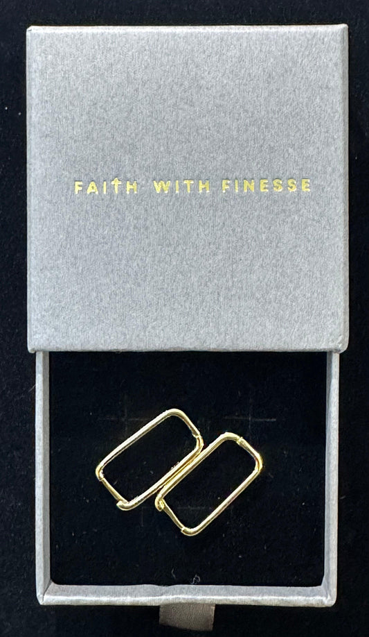 Sterling Silver 18K Gold Plated Huggie Earrings