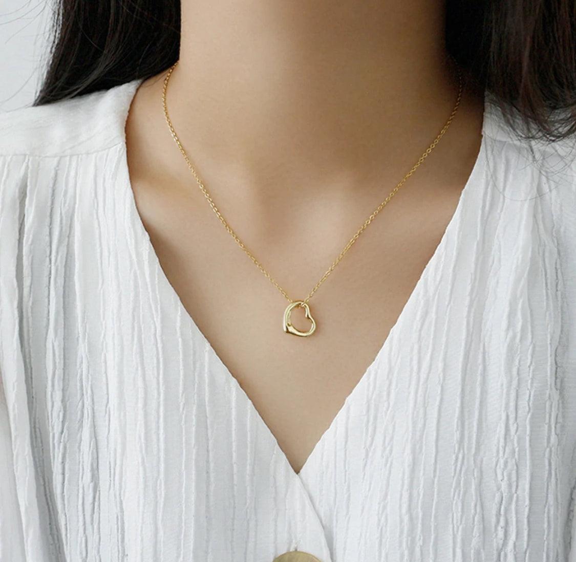 Silver Heart Necklace