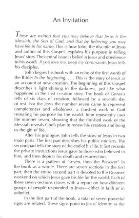 NIV Pocket Gospel of John, Reader's Edition, Softcover with Blue Pier