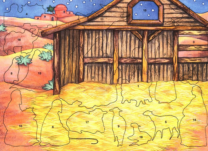 Nativity Sticker Book