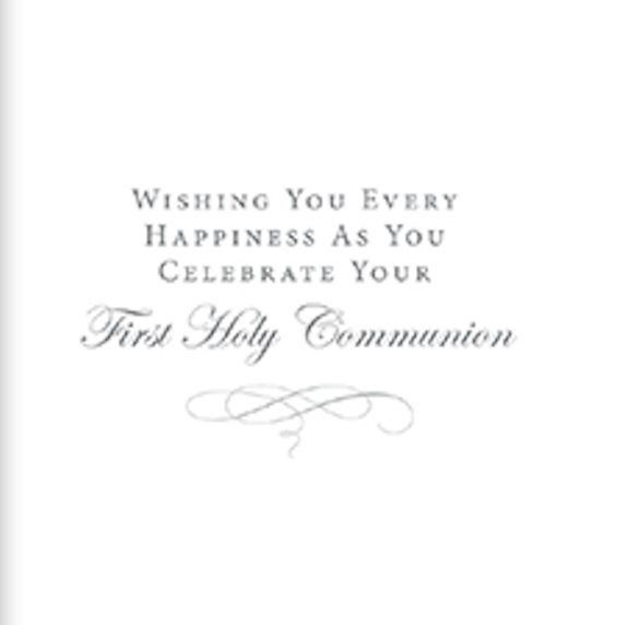 First Holy Communion Son Card with Insert
