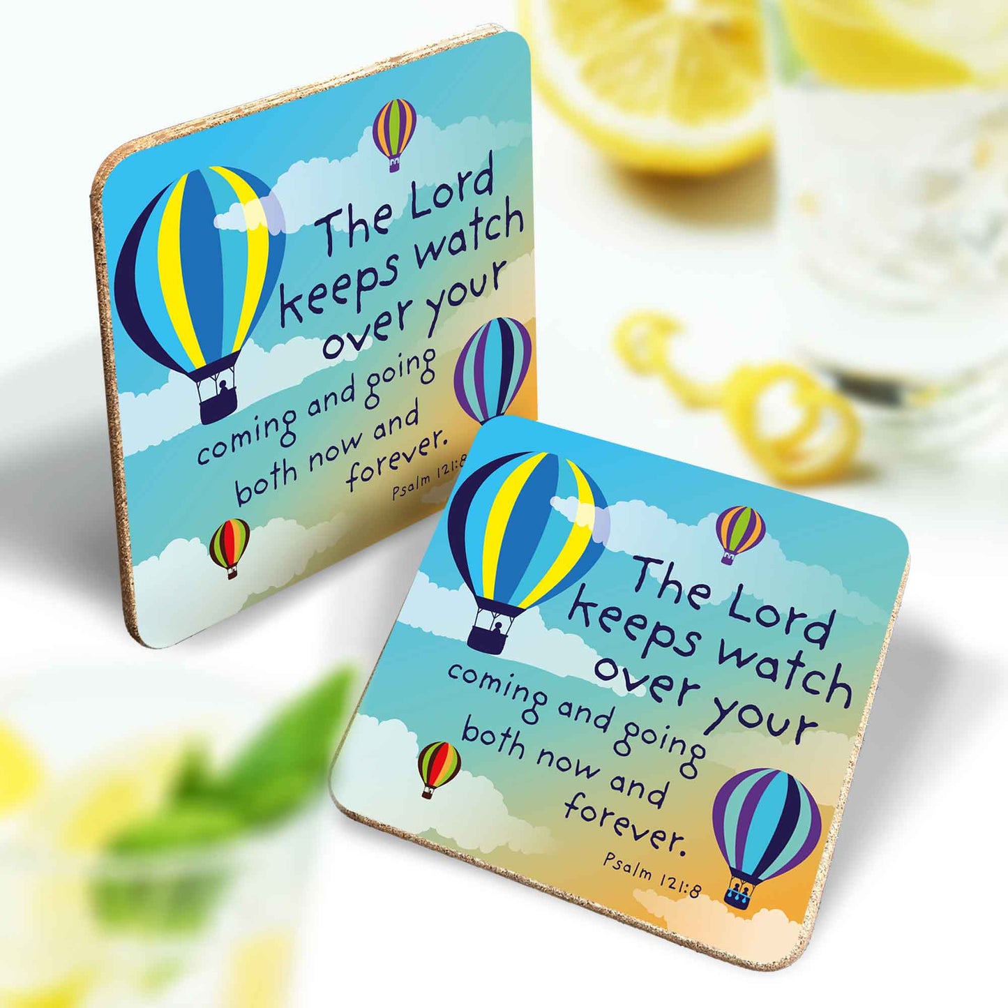 Christian Watch Over Coaster Gift