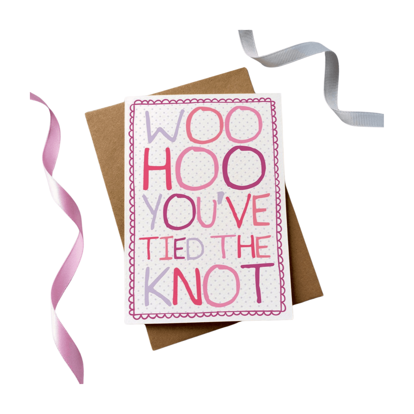 Woo Hoo Wedding Greeting card
